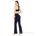 Calças de yoga bootcut preto para mulher